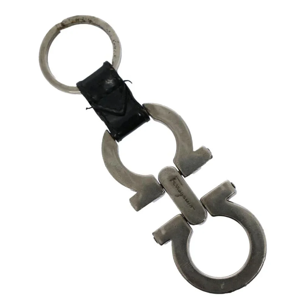 Salvatore Ferragamo Gancini Charm metal Silver